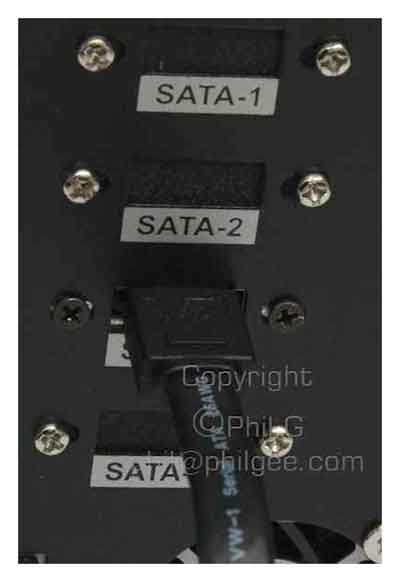 SATA drive rear © Phil Gee