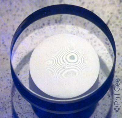 Checking Slip Gauges with an Optical Flat © Phil Gee